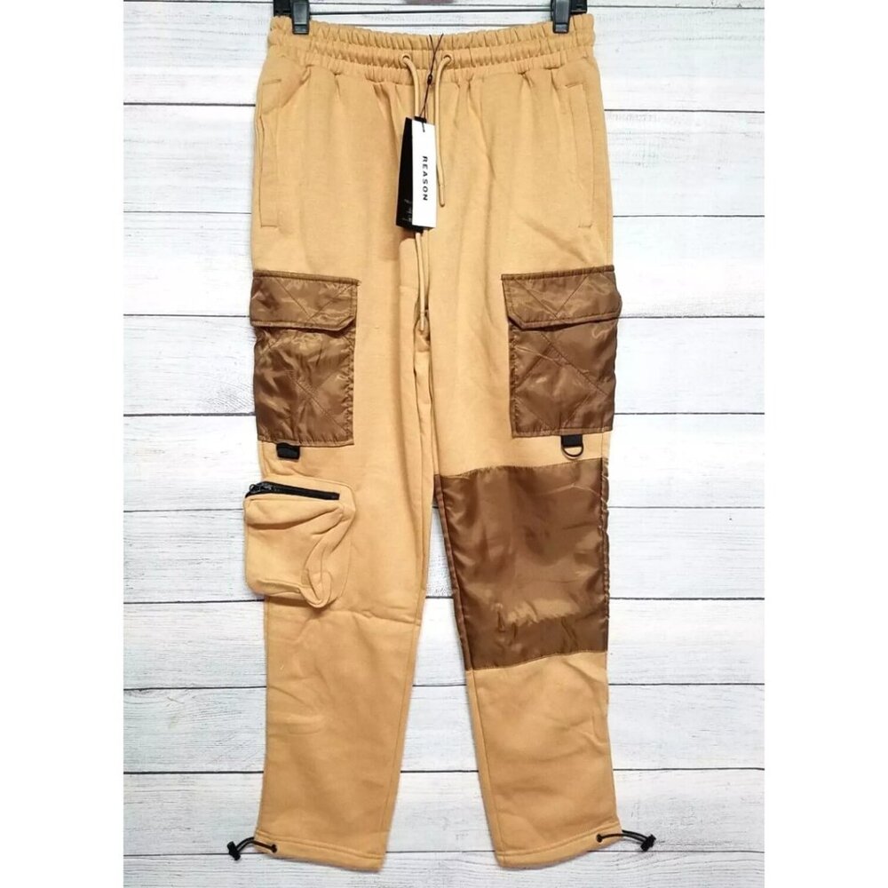 Reason Brand Fleece Cargo Pants Mens Size Medium
